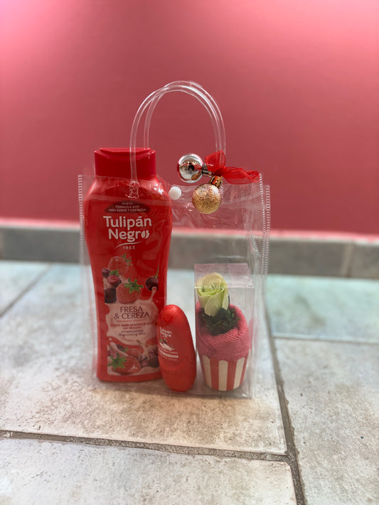 Cofanetto regalo Tulipán Negro Fresa e Cereza