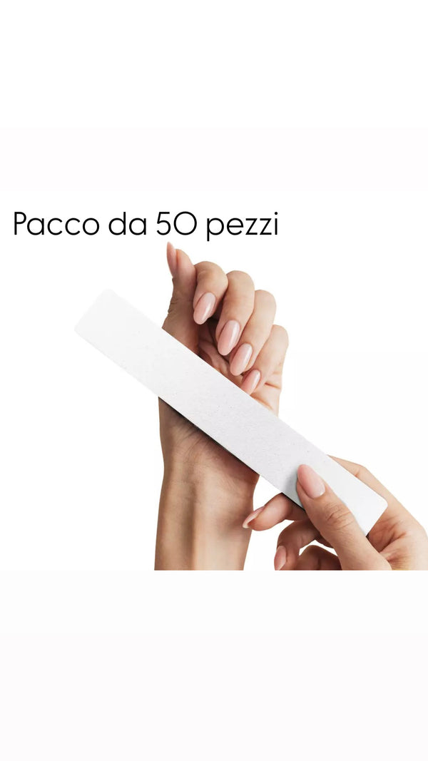Lima rettangolare bianca 100/180