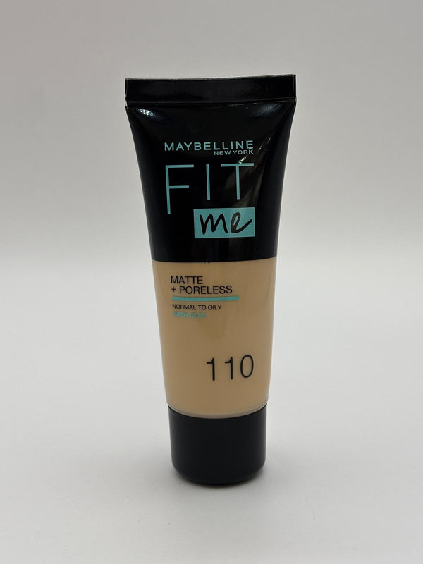 Maybelline New York Fondotinta Fit Me Matte&Poreless, Finish Opacizzante e Fissante